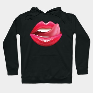 Funny Tongue face mask Hoodie